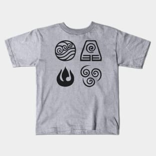 The Four Elements Kids T-Shirt